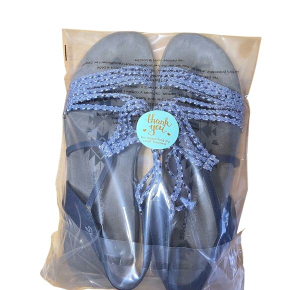 Skechers Women's Reggae Slim-Stretch Appeal-Z-Gore Slingback Sandals Size 8 EUC - Picture 8 of 8